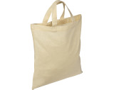 Oeko-Tex® STANDARD 100 Baumwolltasche mit kurzen Henkeln